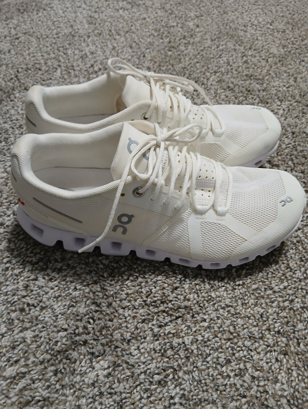 On Running Women's Cloud Running Sneakers in Off-White Size 8.5.